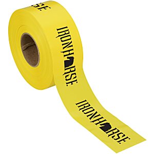 Custom Barricade Tape - 3" - Yellow Main Image