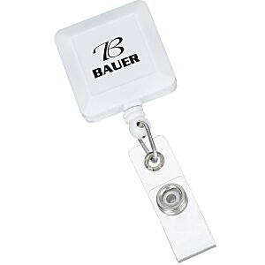 Retracting Badge Holder - Square - Opaque Main Image
