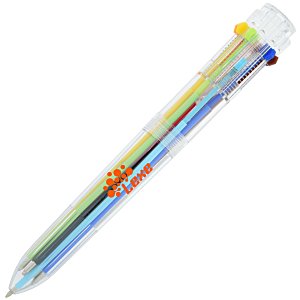 10-in-1 Multicolor Pen - Translucent Main Image