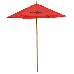 Bamboo Market Umbrella - 7' Main Image