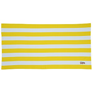 Cabana Striped Microfiber Beach Towel - 30" x 60" Main Image