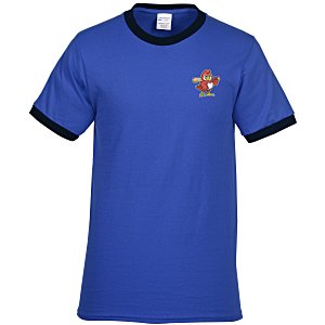Classic Ringer T-Shirt - Colors - Embroidered Main Image