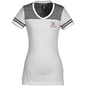 Player V-Neck T-Shirt - Ladies' - Embroidered Main Image