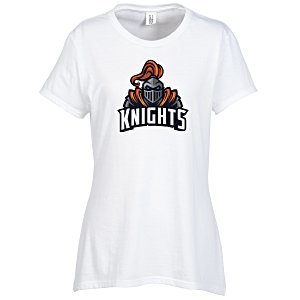 Optimal Tri-Blend T-Shirt - Ladies' - White - Full Color Main Image