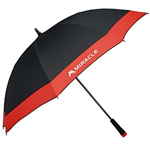Two Tone Windproof Golf Umbrella - 60" Arc Main Image
