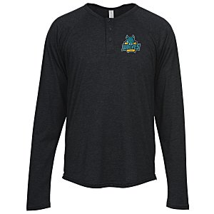 Next Level Tri-Blend Henley - Embroidered Main Image