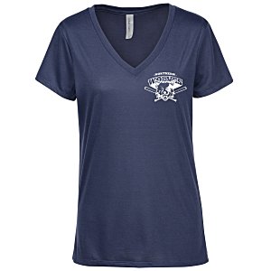 Threadfast Liquid Jersey V-Neck T-Shirt - Ladies' - Screen Main Image