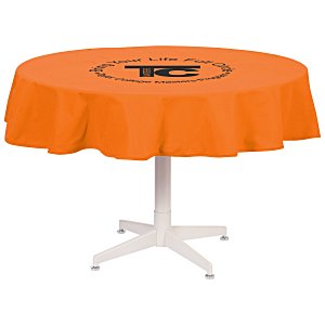 Poly/Cotton Table Throw - Round - 24 hr Main Image
