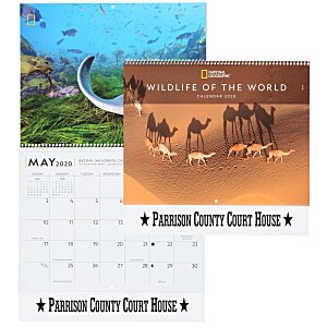 National Geographic Wildlife of the World Calendar Main Image