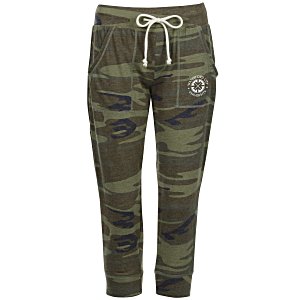 Alternative Eco-Jersey Cropped Jogger Pants - Ladies' - Camo Main Image