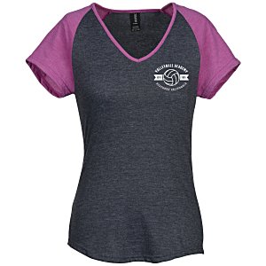 Anvil Tri-Blend Raglan Tee - Ladies' - Colors Main Image