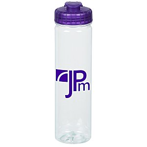 PolySure Revive Water Bottle with Flip Lid - 24 oz. - Clear - 24 hr Main Image