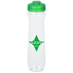 Refresh Flared Water Bottle with Flip Lid - 24 oz. - Clear - 24 hr Main Image