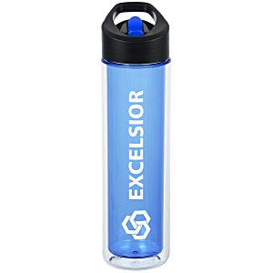 Chiller Insulated Bottle with Two-Tone Flip Straw Lid - 16 oz. Main Image