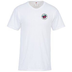 Fruit of the Loom HD T-Shirt - Men's - White - Embroidered - 24 hr Main Image