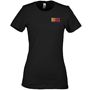 Next Level Fitted 4.3 oz. Crew T-Shirt - Ladies' - Embroidered - 24 hr Main Image