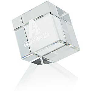 Crystal Corner Block Award - 4" Main Image