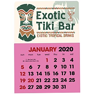 Full Color Stick Up Calendar with Colored Paper Main Image