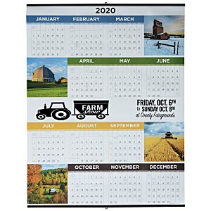 Agriculture Span-A-Year Wall Calendar Main Image
