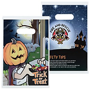 Full Color Halloween Bag - 13" x 9" - Pumpkin Head Main Image