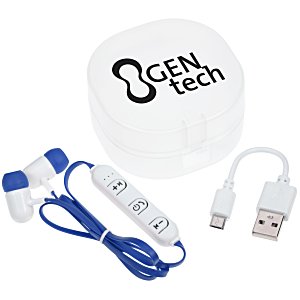Bluetooth Ear Buds with Travel Case - 24 hr Main Image