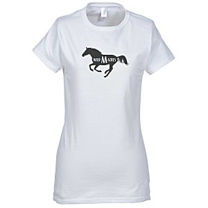 Gildan Softstyle T-Shirt - Ladies' - White - Screen Main Image