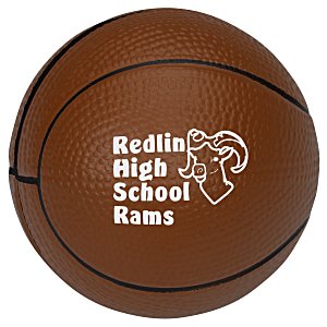 Sports Squishy Stress Reliever - Basketball - 24 hr Main Image