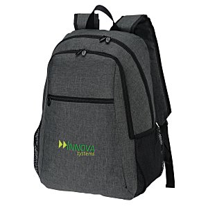 4imprint Heathered 15" Laptop Backpack - Embroidered Main Image