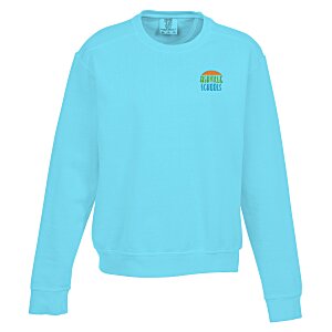 Comfort Colors Garment-Dyed Crew Sweatshirt - Ladies' - Embroidered Main Image