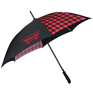 Northwoods Plaid Umbrella - 46" Arc Main Image
