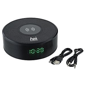 Orbit Alarm Clock Speaker with Wireless Charger Main Image