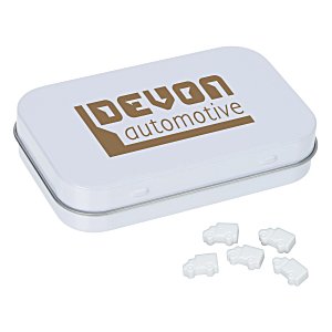 Rectangular Tin with Shaped Mints - Truck Main Image