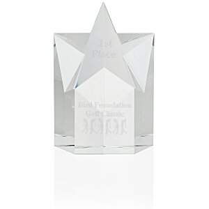 Superstar Crystal Award - 6" Main Image