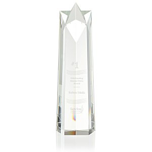 Crystal Star Obelisk Award - 12" Main Image