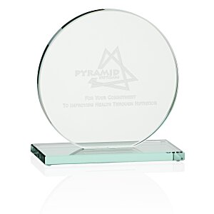 Fellowship Jade Glass Award - 6" Main Image