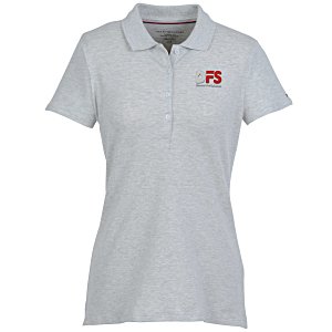 Tommy Hilfiger Ivy Pique Polo - Ladies' - Heather Main Image