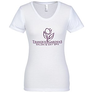 American Apparel Blend T-Shirt - Ladies' - White - Screen Main Image
