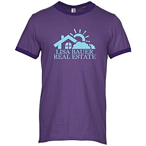 Anvil Lightweight Ringer T-Shirt Main Image