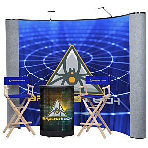 Deluxe Curved Floor Display - Mural Center - Kit Main Image