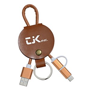Gist Duo Charging Cable Keychain Main Image