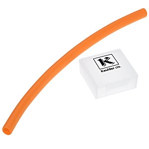Reusable Silicone Straw in Case - 24 hr Main Image