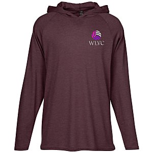 Platinum Tri-Blend Hooded T-Shirt - Embroidered Main Image