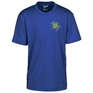 Zone Performance Tee - Youth - Heathers - Embroidered Main Image
