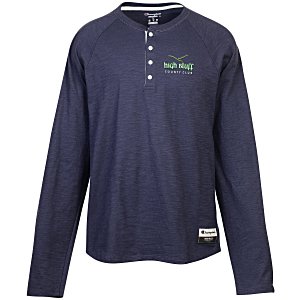 Champion Originals Long Sleeve Henley - Embroidered Main Image
