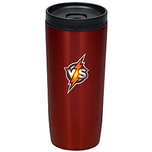 Custom Accent Stainless Travel Mug - 16 oz. - Colors - Full Color Main Image