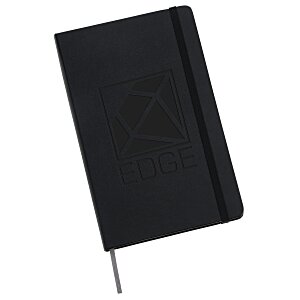 Moleskine Pro Hard Cover Notebook - 8-1/4" x 5" - Debossed - 24 hr Main Image