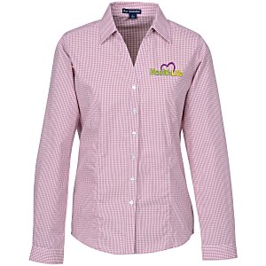 Gingham Check Wrinkle Resistant Shirt - Ladies' Main Image
