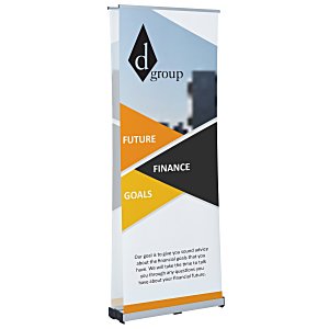 Ideal Retractable Banner Display - 31-1/2" - Double Sided Main Image