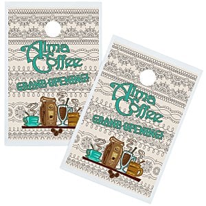 Full Color Doorknob Bag 2 Side Imprint Main Image
