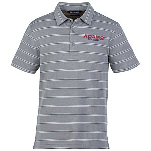 Cutter & Buck Forge Heather Stripe Polo - Tailored Fit Main Image
